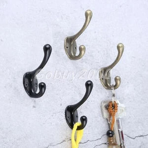 55*43*19mm Bronze Tone Hook Antique Hat Coat Clothes Wall Door Hanger Hardware - Picture 1 of 26