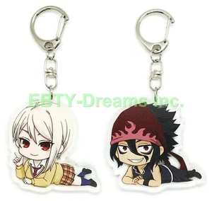 2er Set Food Wars Shokugeki no Souma Anime Acryl Schlüsselanhänger Alice Nakiri Ryou  - Bild 1 von 2