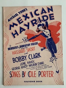 "MEXICAN HAYRIDE" Cole Porter, Bobby Clark, June Havoc, Souvenir Program, 1944 - Bild 1 von 7