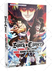 Black Clover Season 1-4 Movie Japanese Anime DVD English Dub Free Ship Region 0 - Picture 1 of 10