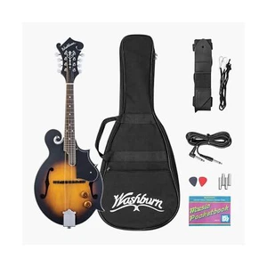 Washburn Americana Series, 8-String Mandolin, Right, Sunburst (M3EK-A) - Picture 1 of 10