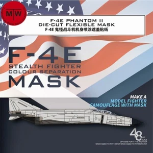 Galaxy 1/48 F-4E Phantom II Fighter Color Separation Mask for Meng LS-017 Model - Picture 1 of 6