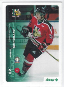 1999-00 Halifax Mooseheads (QMJHL) Robbie Sutherland