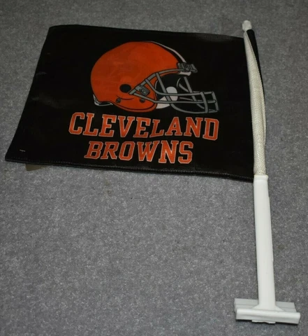 CLEVELAND BROWNS NFL FOOTBALL SPORTS  CAR WINDOW FLAG Cover