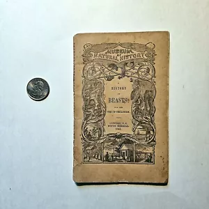 HISTORY OF BEASTS 1844 Rufus Merrill engravings - Imagen 1 de 8