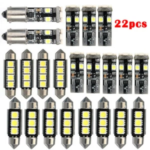 22x White LED Bulbs Interior Upgrade Kit Dome Map Reading Light For Chevrolet - Bild 1 von 12