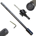 Hole Saw Extension with Arbor 7/16 (1/2") Hex Male To Female 12" Long TCT + HSS