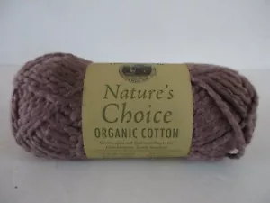 Lion Brand Yarn Nature’s Choice Organic Cotton 3oz 103 yds Walnut Lot A7036 - Picture 1 of 3