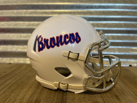 Custom Boise State Broncos (2017) Speed Mini Helmet Cover