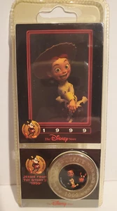 DISNEY STORE JAHRZEHNTE MÜNZSERIE #10 1999 PIXAR TOY STORY JESSIE THE COWGIRL - Bild 1 von 2
