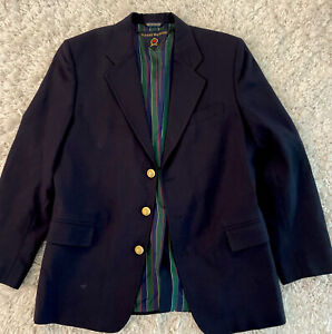 Tommy Hilfiger Boys Jacket  Blazer Oxford Suit Jacket, 16 R Blue