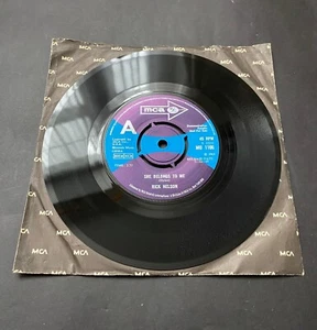 RICK NELSON SHE BELONGS TO ME 7" DEMO PSYCHEDELIC COUNTRY ROCK MU 1106 1969 NM - Picture 1 of 8