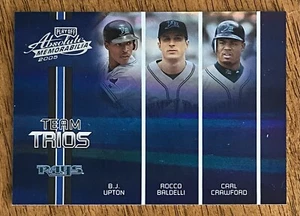 2005 Playoff Absolute Team Trios /125 Rays #TT4 UPTON CRAWFORD BALDELLI - Bild 1 von 2