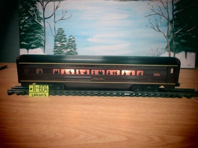 LIONEL O GAUGE # 6-9565 NORFOLK & WESTERN PAINTED ALUMINUM PASSENGER CAR#580. - Image 1 of 4