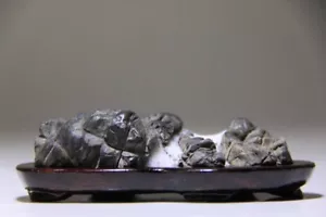 PIEDRA MONTAÑA JAPONESA 9 cm/3,54" Bonsai Cascada JAPÓN Bonseki Suiseki 014d - Imagen 1 de 9