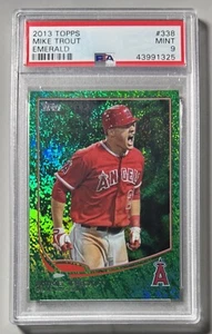 Mike Trout 2013 Topps Emerald PSA 9 #338 AL ROY MVP Angels Rare SP comme neuf - Photo 1 sur 3