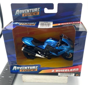 Adventure Force (2023) Kawasaki Ninja ZX-14R Motorcycle 1:18 Replica Christmas - Picture 1 of 2