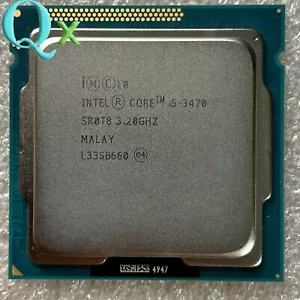 3rd Gen Intel Core i5-3470 LGA1155 3.20GHZ Quad-Core SR0T8 4C 4T CPU Processor - Picture 1 of 1