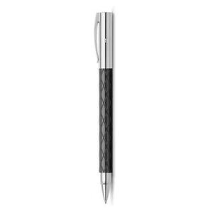 FABER CASTELL 148910 PENNA ROLLER AMBITION RHOMBUS NERA - Picture 1 of 3