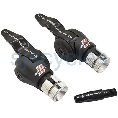 Campagnolo 11 Speed Alloy Bar End Shift Levers - Image 1 of 2
