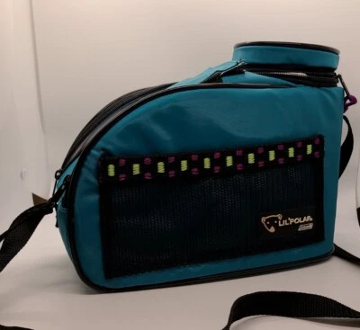 Coleman Lil Polar Enfriador Verde azulado Latas Paquete Aislado Correa Negra Foto 1 de 4