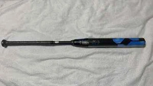 34" 25oz. Demarini CF-9 CFF-23 Fastpitch Softball Bat (BLACK/BLUE) - Picture 1 of 6