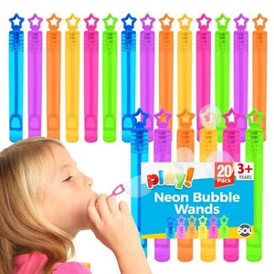 20-60 Kinder Partytasche Bubbles Mini Stäbe Röhren Spielzeug Füllstoffe Gefälligkeiten für Kinder - Bild 1 von 32