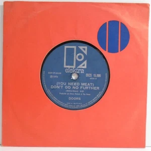 THE DOORS LOVE HER MADLY / (YOU NEED MEAT) DONT GO NO FURTHER BRAZIL 1971 7" CBD - Picture 1 of 4