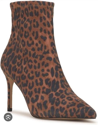 Jessica Simpson Semaja Leopard Print Ankle Boot Bootie Women's Size 11 NEW - Image 1 of 4