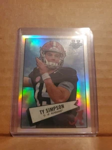 2022 Bowman Chrome University 1952 Refractor #52BF-27 Ty Simpson Alabama - Bild 1 von 2
