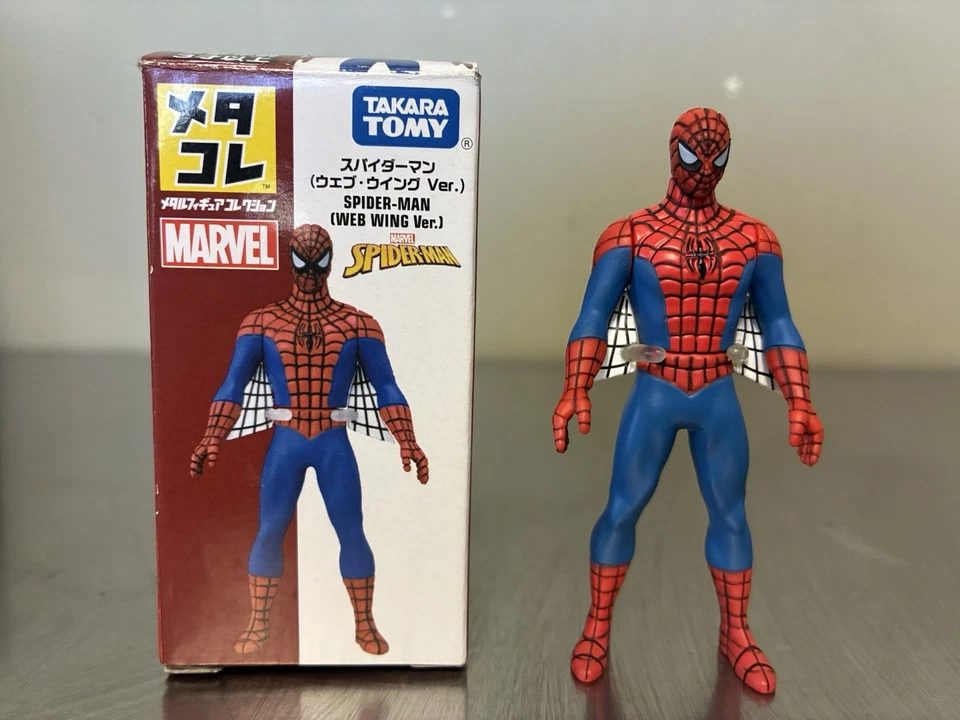 Figura Diecast Takara Tomy Marvel Spiderman (Web Wing) Foto 1 de 1