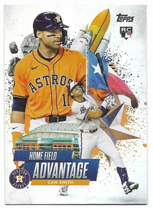2025 Topps Update Home Field Advantage Cam Smith (#HA-42) Astros RC SP - Picture 1 of 2