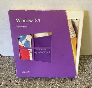 Windows 8.1 Full Version Retail 32Bit 64Bit DVD with Key - Picture 1 of 3