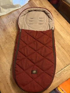Mamas & Papas Red Cream Footmuff/Cosytoes Ocarro Armadillo Flip XT XT2Urbo Sola - Picture 1 of 6