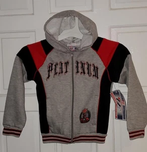 Urban Extreme titanium Edition Fleece Jacket with Hoodie outerwear Kids 5/6 NEW - Picture 1 of 7