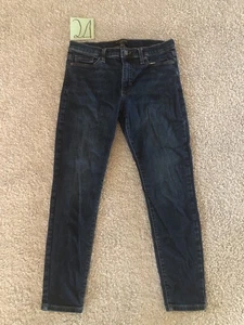 Vintage Banana Republic Jeans Damen Größe 29/8 Skinny Fit Petite Dark Wash Blau - Bild 1 von 22