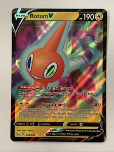 Rotom V 058/196 Ultra Rare Lost Origin NM/M Pokemon TCG - Bild 1 von 2