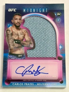 2025 Topps Midnight UFC Carlos Prates RC Relic Auto  - Bild 1 von 2