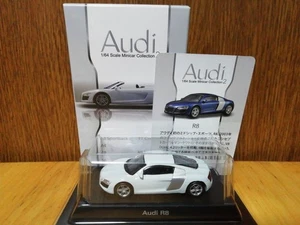 Kyosho 1/64 Scale Audi Minicar Collection 2 R8 White Blister Item - Picture 1 of 7