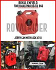 Passend für Royal Enfield HIMALAYAN BS4 & BS6 „RH RED Jerry Can With Lock“