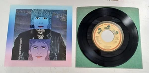 George Harrison When We Was Fab/Zickzack 45 1/min 7" nm Vinyl - 15 - Bild 1 von 5