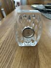 Waterford Lead Crystal Glass Rainfall Clock. 5” High. Marquis. Working. MR21109
