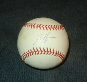 Rich Harden Signed Rawlings Baseball MLB Auth Autograph Oakland Athletics COA - Picture 1 of 6