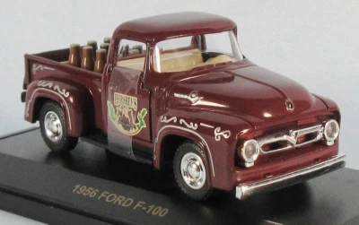 ROAD CHAMPS 1956 Ford F-100 Hershey's (Burg.) 1/43 Scale Diecast Model NEW RARE! - Image 1 of 4