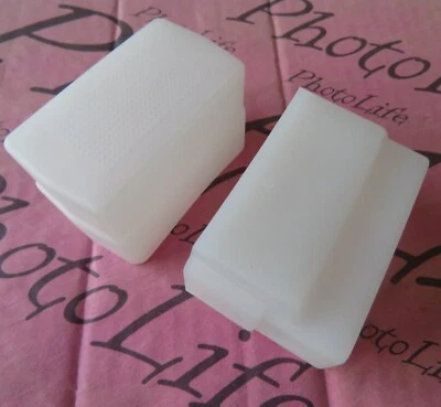 2X Flash Diffuser Softbox Bounce Cap Box For Nikon SB-600 Speedlite - Image 1 of 3
