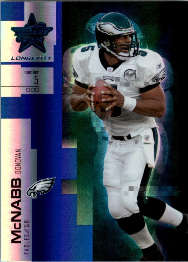 2007 Leaf Rookies and Stars Longevity Sapphire Football Card Pick - Image 1 of 1