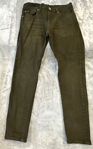 Polo Ralph Lauren Jeans Boys 16 The Sullivan Slim Stretch Dark Olive Green Denim - Picture 1 of 9