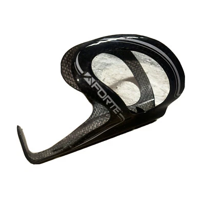 Forte Ciclismo Fibra de Carbono Botella de Agua Jaula Bicicleta de Carretera Ligero Negro Foto 1 de 4