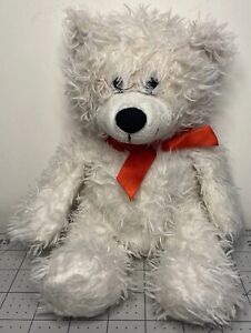 Hallmark White Bear w/Red Bow 11” 2013 Valentines Day Gift Present Plush VGUC