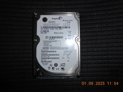 Seagate Momentus 5400.3  2.5" (ST980811AS) 80G Laptop SATA HDD (Hard Drive) - Image 1 of 2
